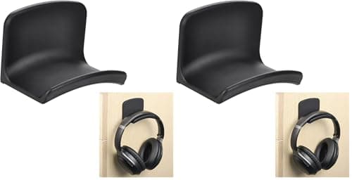 Avantree Neetto HS907 - Headphone Hanger Holder Wall Mount, Headset Hook Under Desk, Universal (Pack of 2)