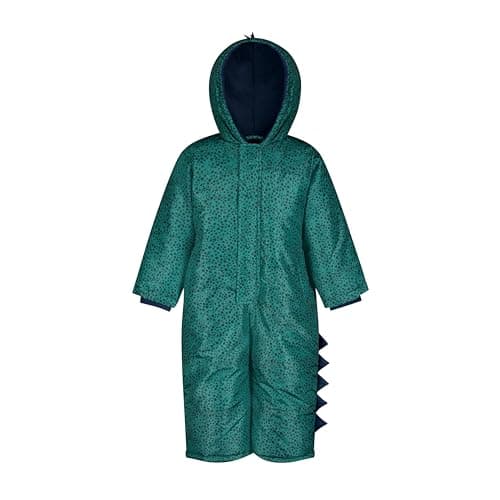 Carter's Boys' Heavyweight Water Resistant Padded Winter Snowsuit Jumpsuit for Kids, Green, 5-6