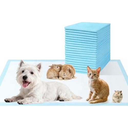 Dog Pee Pads 23"x35", 20 Count Compact Size Training Pads for Puppies and Small Pets, Quick-Dry Leak-Proof Disposable Wee Wee Pads